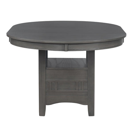 Lavon Medium Gray Dining Table with Storage from Coaster - Luna Furniture