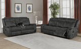 Lawrence Upholstered Tufted Reclining Living Room Set from Coaster - Luna Furniture