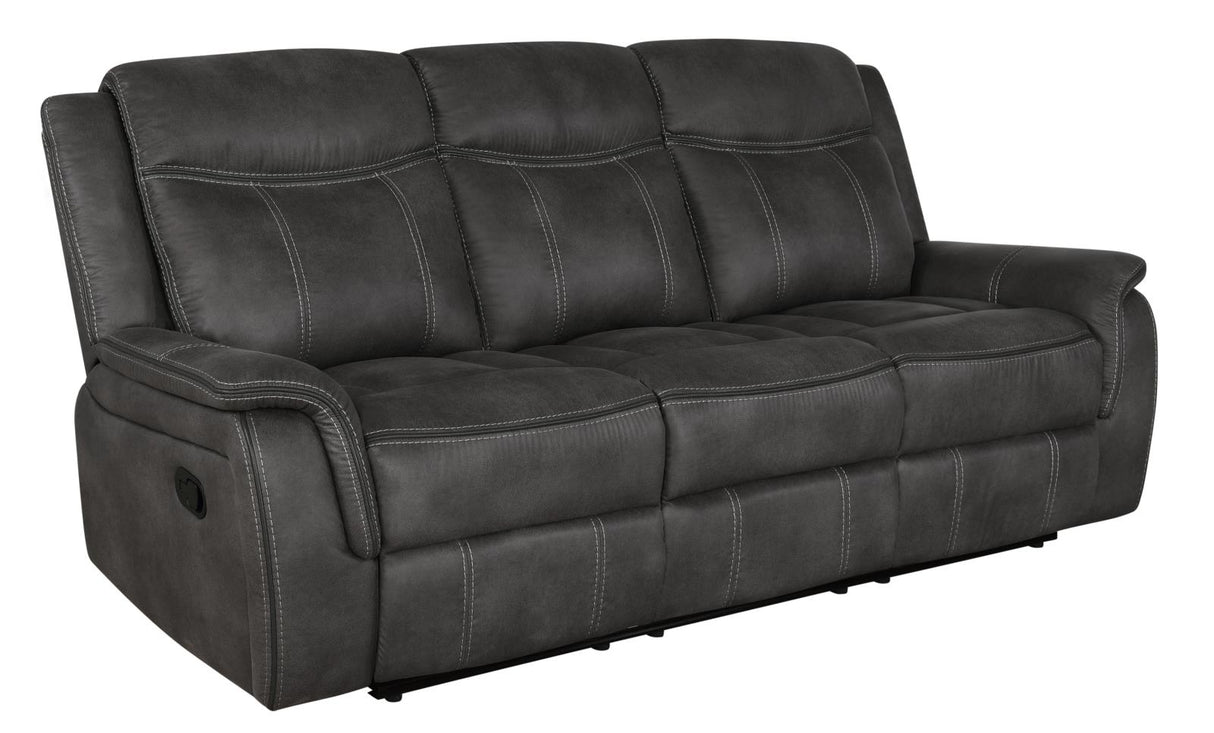 Lawrence Upholstered Tufted Reclining Living Room Set from Coaster - Luna Furniture