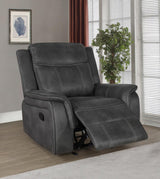 Lawrence Upholstered Tufted Reclining Living Room Set from Coaster - Luna Furniture