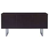 Lawtey Cappuccino 5-Drawer Credenza with Adjustable Shelf from Coaster - Luna Furniture