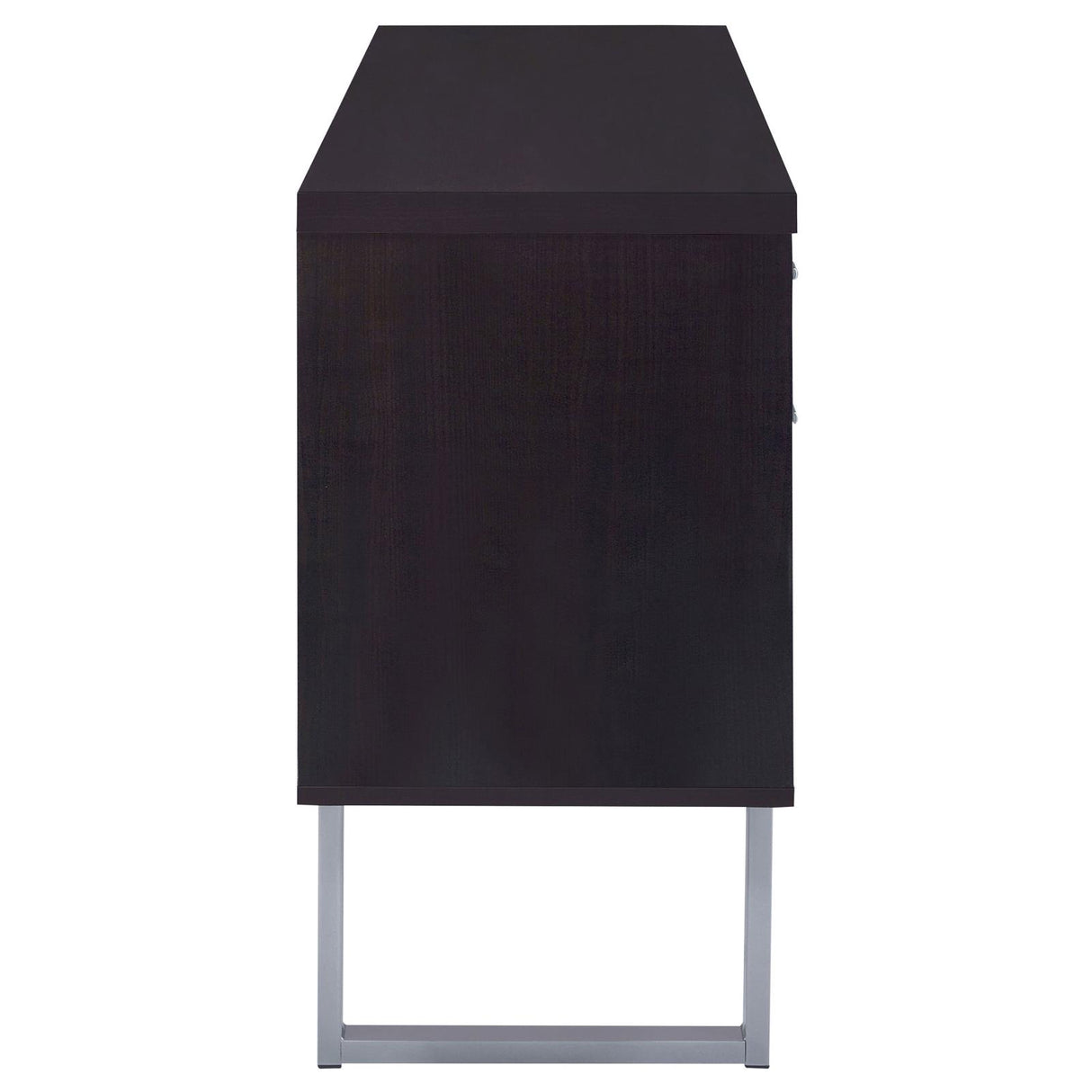 Lawtey Cappuccino 5-Drawer Credenza with Adjustable Shelf from Coaster - Luna Furniture