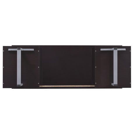 Lawtey Cappuccino Rectangular Storage Office Desk from Coaster - Luna Furniture