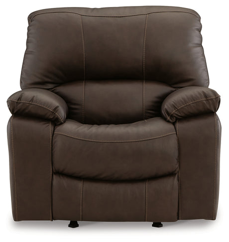 Leesworth Dark Brown Power Recliner from Ashley - Luna Furniture