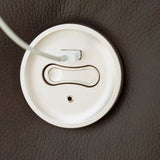 Leesworth Dark Brown Power Reclining Loveseat from Ashley - Luna Furniture