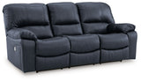 Leesworth Ocean Power Reclining Sofa from Ashley - Luna Furniture