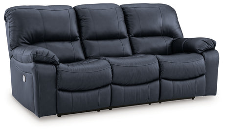 Leesworth Ocean Power Reclining Sofa from Ashley - Luna Furniture