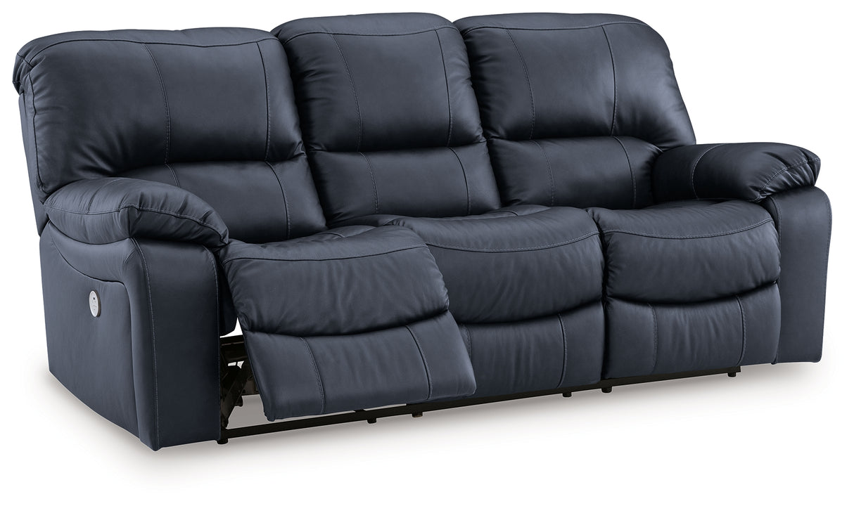 Leesworth Ocean Power Reclining Sofa from Ashley - Luna Furniture