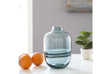 Lemmitt Teal Vase from Ashley - Luna Furniture