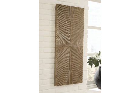 Lenora Distressed Brown Wall Decor from Ashley - Luna Furniture