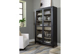 Lenston Black/Gray Accent Cabinet from Ashley - Luna Furniture