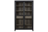 Lenston Black/Gray Accent Cabinet from Ashley - Luna Furniture