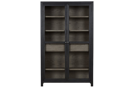 Lenston Black/Gray Accent Cabinet from Ashley - Luna Furniture