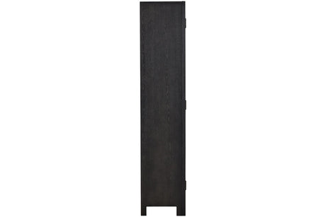 Lenston Black/Gray Accent Cabinet from Ashley - Luna Furniture