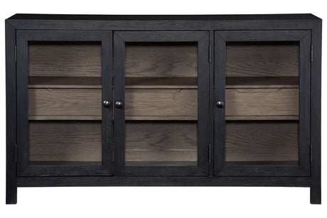 Lenston Black/Gray Accent Cabinet from Ashley - Luna Furniture