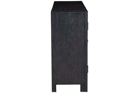 Lenston Black/Gray Accent Cabinet from Ashley - Luna Furniture