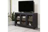 Lenston Black/Gray Accent Cabinet from Ashley - Luna Furniture