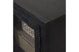Lenston Black/Gray Accent Cabinet from Ashley - Luna Furniture