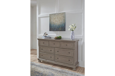Lettner Light Gray Dresser from Ashley - Luna Furniture