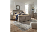 Lettner Light Gray Queen Panel Bed from Ashley - Luna Furniture