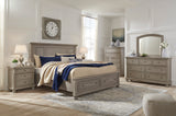 Lettner Light Gray Storage Platform Bedroom Set from Ashley - Luna Furniture