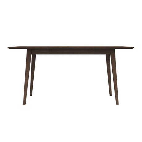 Levi Modern Style Solid Wood Rectangular Dining Kitchen Table Walnut / 47" from Midinmod - Luna Furniture
