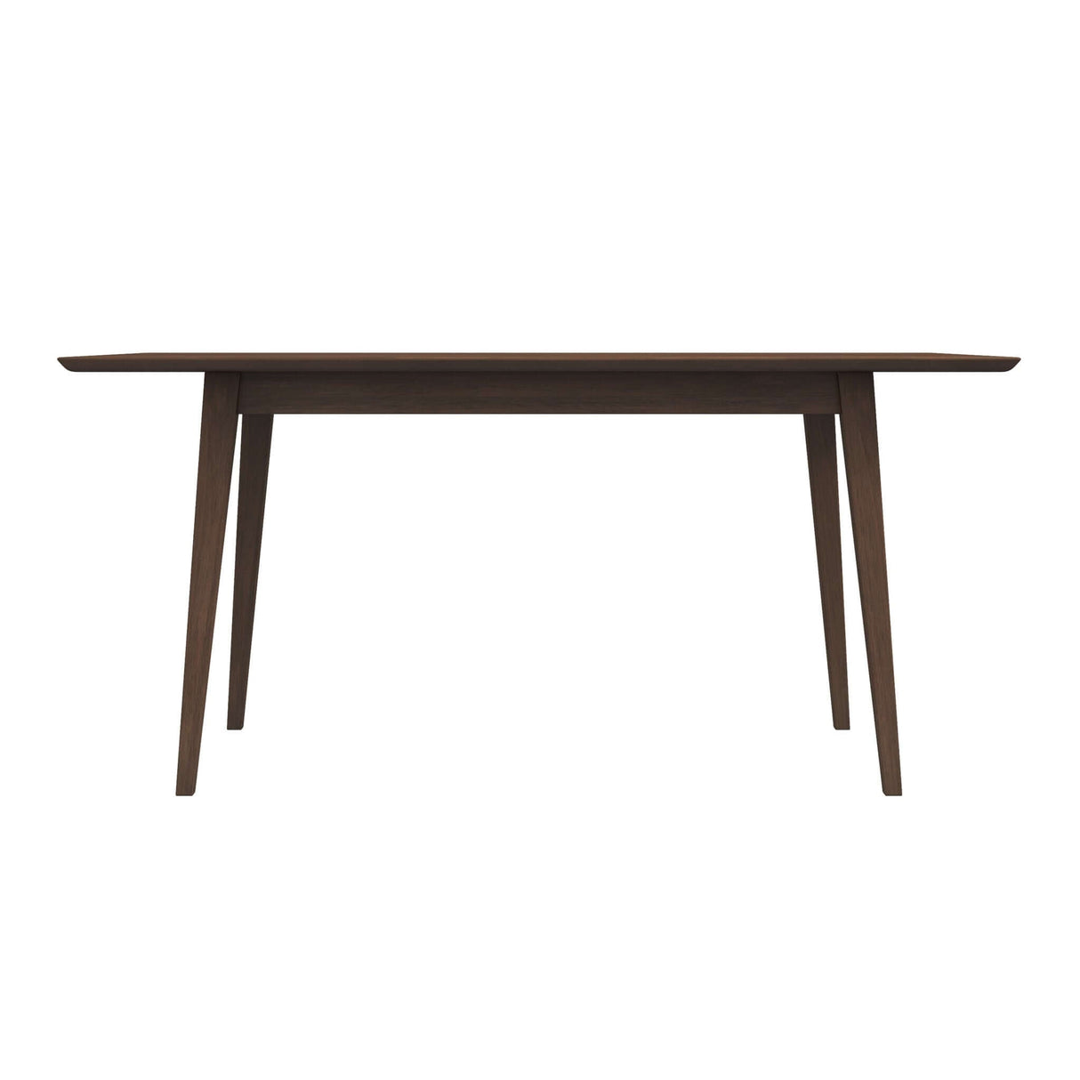 Levi Modern Style Solid Wood Rectangular Dining Kitchen Table Walnut / 63" from Ashcroft Furniture - Luna Furniture