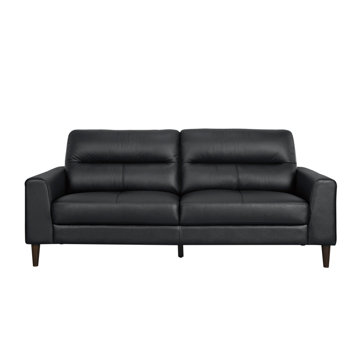 Lewes Black Leather Living Room Set from Homelegance - Luna Furniture