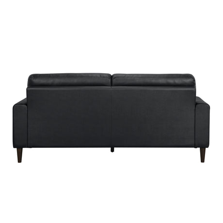 Lewes Black Leather Sofa from Homelegance - Luna Furniture