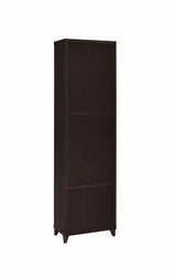 Lewes Cappuccino 2-Drawer Media Tower from Coaster - Luna Furniture