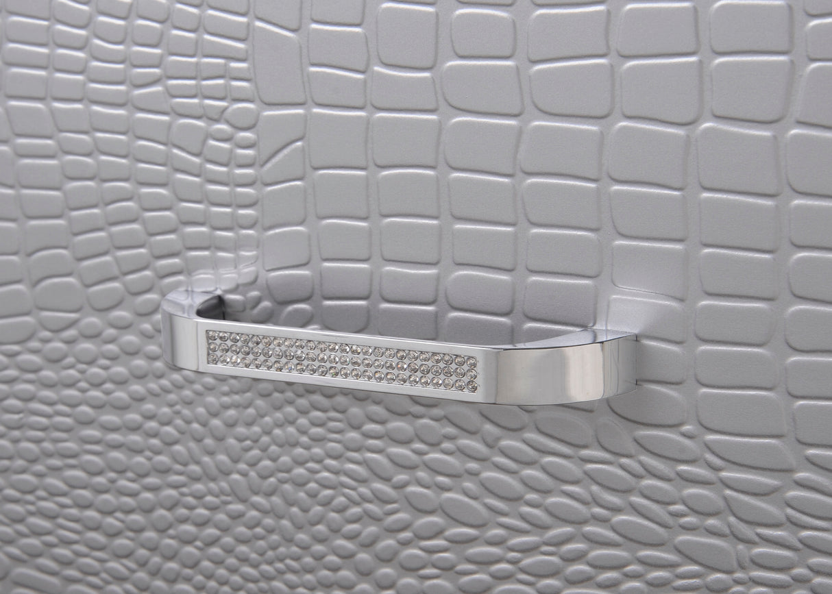 Lillian Silver Nightstand from Crown Mark - Luna Furniture