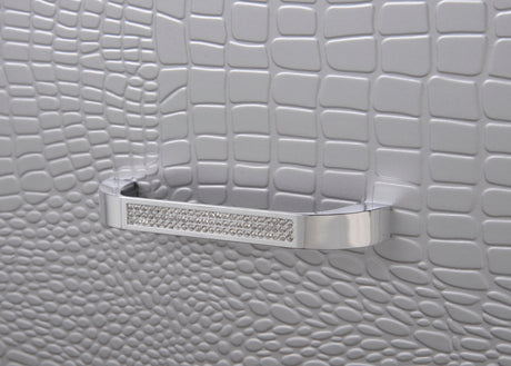 Lillian Silver Nightstand from Crown Mark - Luna Furniture