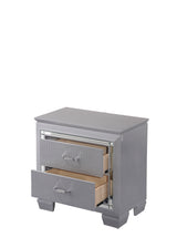 Lillian Silver Nightstand from Crown Mark - Luna Furniture