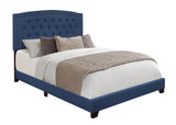 Linda Blue King Upholstered Bed from Homelegance - Luna Furniture