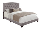 Linda Gray King Upholstered Bed from Homelegance - Luna Furniture