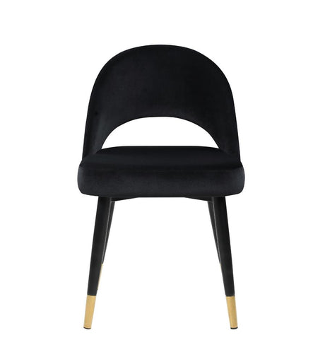 Lindsey Black Arched Back Upholstered Side Chairs, Set of 2 from Coaster - Luna Furniture