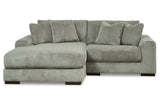 Lindyn Fog 2-Piece LAF Chaise Sectional from Ashley - Luna Furniture