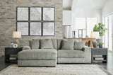 Lindyn Fog 2-Piece LAF Chaise Sectional from Ashley - Luna Furniture