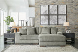 Lindyn Fog 2-Piece RAF Chaise Sectional from Ashley - Luna Furniture