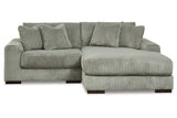 Lindyn Fog 2-Piece RAF Chaise Sectional from Ashley - Luna Furniture