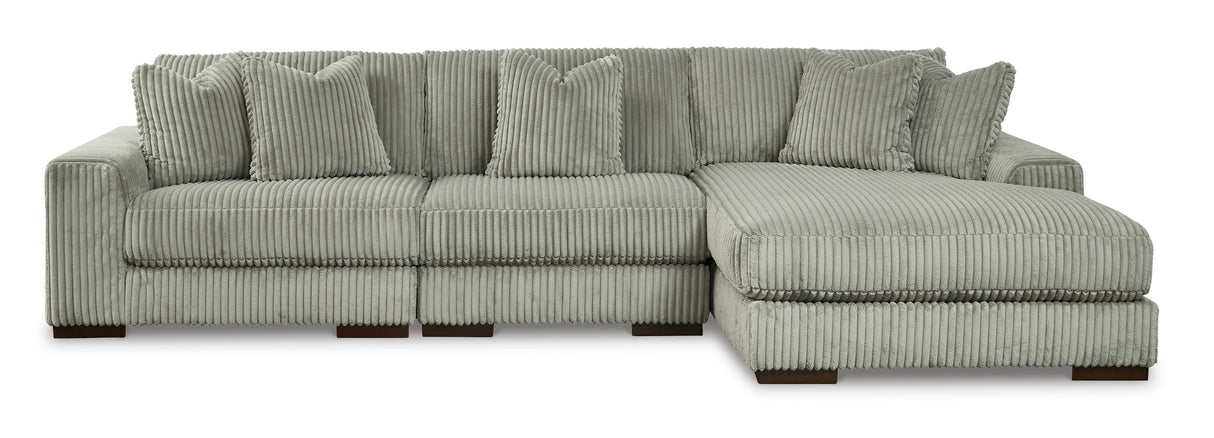 Lindyn Fog 3-Piece RAF Chaise Sectional from Ashley - Luna Furniture