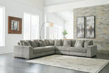 Lindyn Fog 5-Piece Sectional from Ashley - Luna Furniture