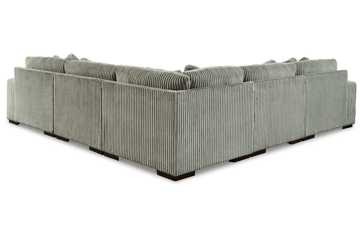 Lindyn Fog 5-Piece Sectional from Ashley - Luna Furniture