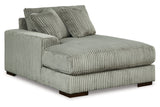 Lindyn Fog Left-Arm Facing Corner Chaise from Ashley - Luna Furniture