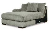 Lindyn Fog Left-Arm Facing Corner Chaise from Ashley - Luna Furniture