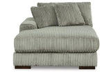Lindyn Fog Left-Arm Facing Corner Chaise from Ashley - Luna Furniture