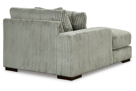 Lindyn Fog Left-Arm Facing Corner Chaise from Ashley - Luna Furniture