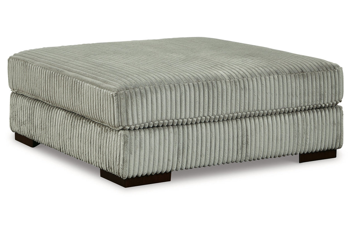 Lindyn Fog Oversized Accent Ottoman from Ashley - Luna Furniture