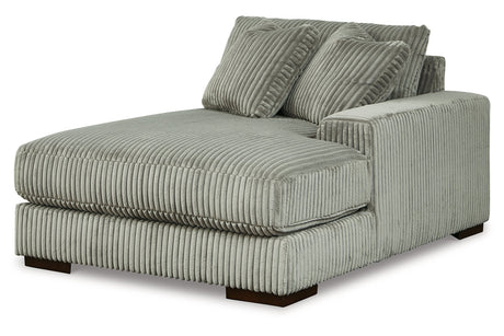 Lindyn Fog Right-Arm Facing Corner Chaise from Ashley - Luna Furniture