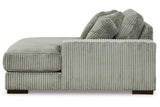Lindyn Fog Right-Arm Facing Corner Chaise from Ashley - Luna Furniture